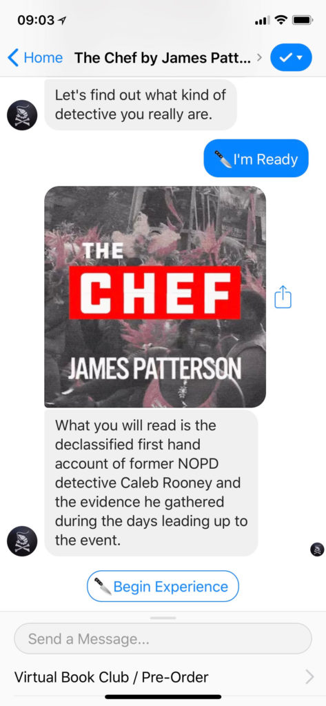 The Chef by James Patterson 